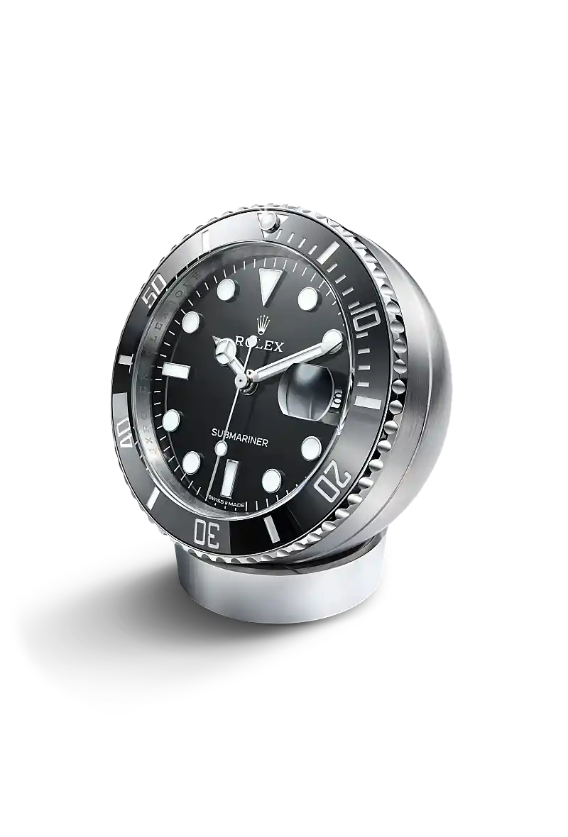 Rolex Submariner Date desk clock in Stainless steel, c909010ln-0001 at Vendemmia Joyero