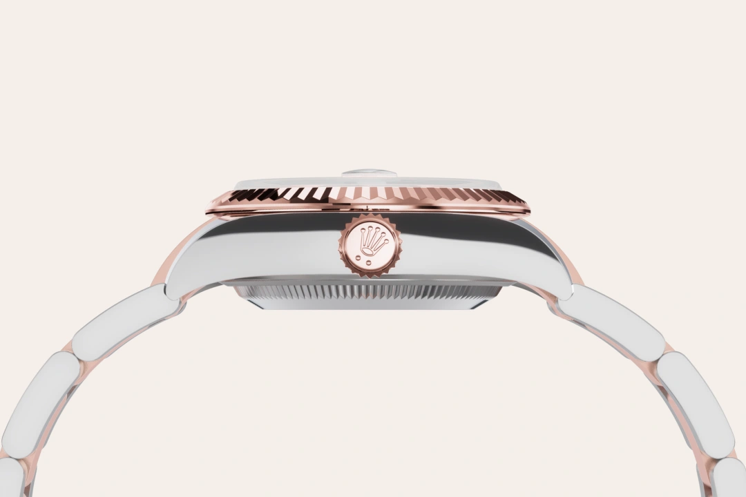 Rolex Lady-Datejust in Rolesor Everose —combinación de acero Oystersteel y oro Everose, M279171-0028 Vendemmia Joyero