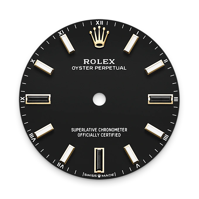 Rolex Oyster Perpetual in oro amarillo de 18 quilates, M124208-0001 Vendemmia Joyero