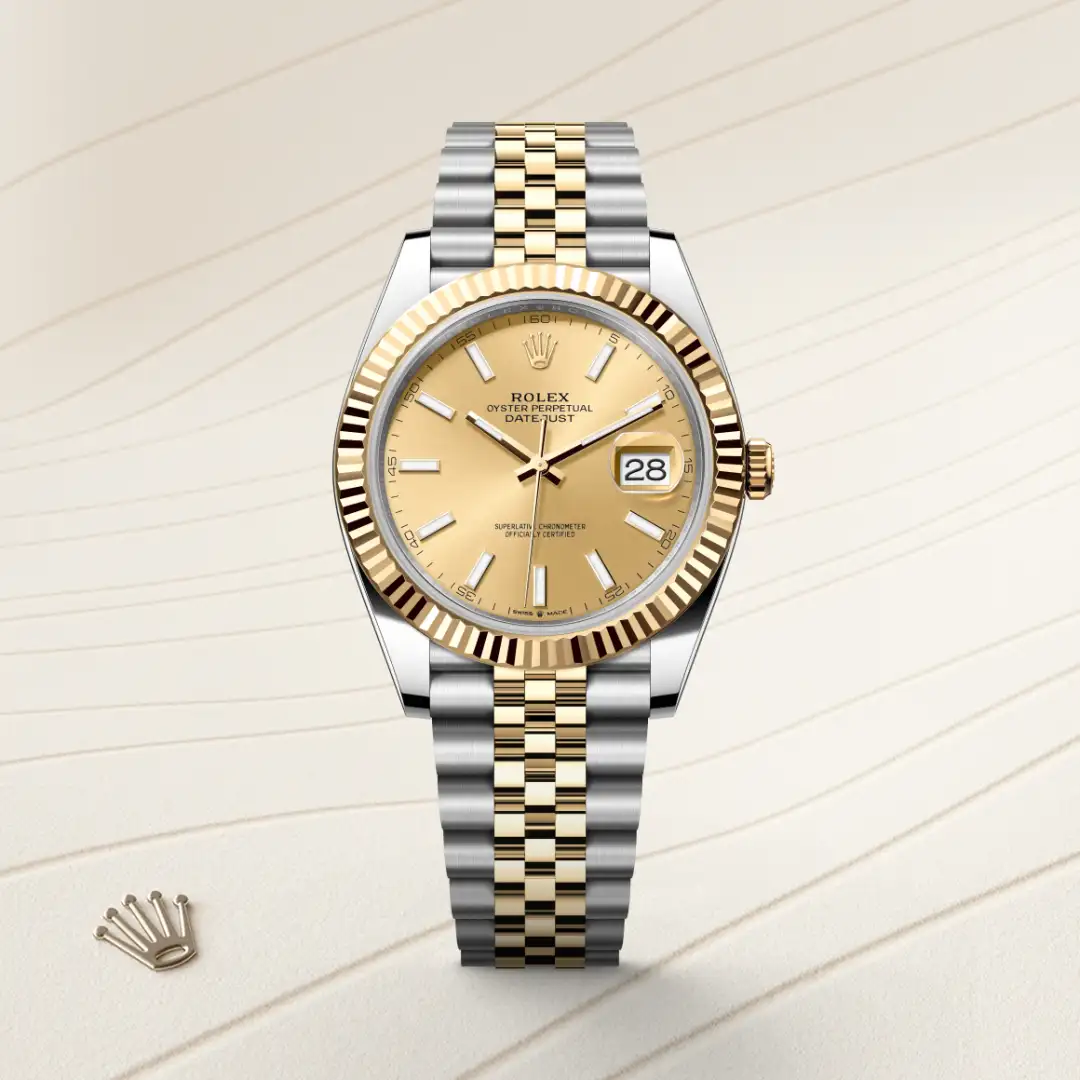 Rolex Datejust en Rolesor amarillo —combinación de acero Oystersteel y oro amarillo, M126333-0010 Vendemmia Joyero