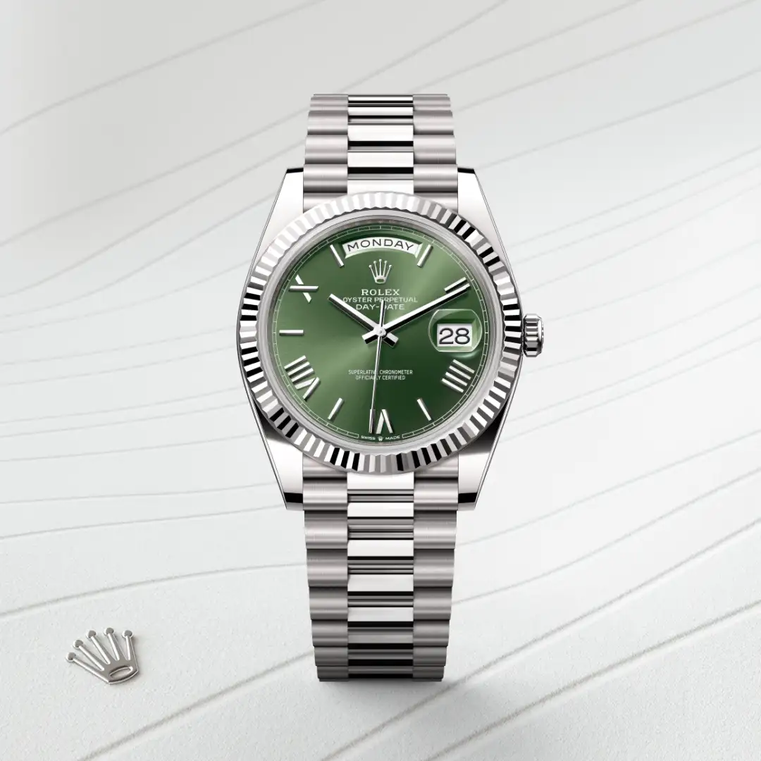 Rolex Day-Date en Oro blanco de 18 quilates, M228239-0033 Vendemmia Joyero