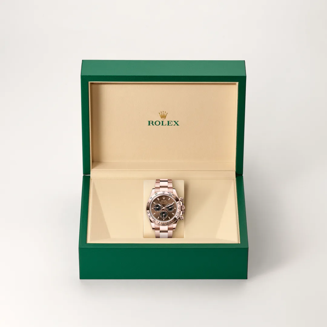 Rolex Cosmograph Daytona in Oro Everose de 18 quilates, M126505-0005 Vendemmia Joyero