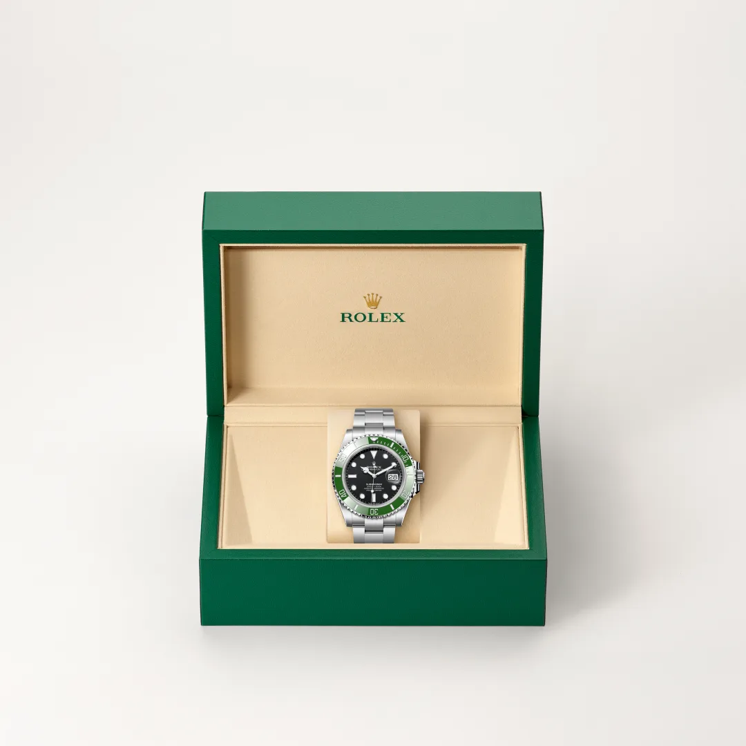 Rolex Submariner in Oystersteel, M126610LV-0002 Vendemmia Joyero