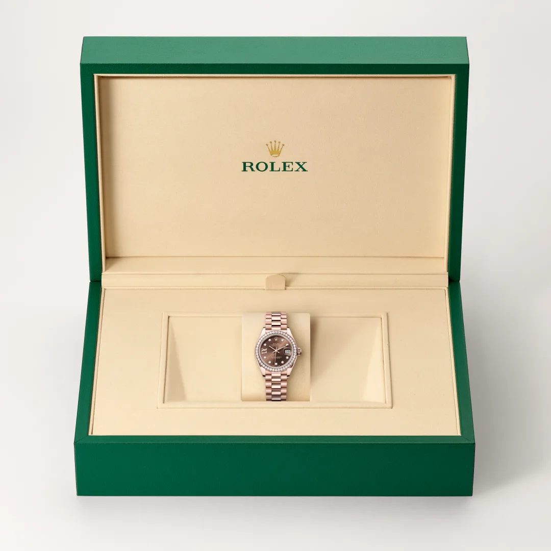 Rolex Lady-Datejust in 18 ct Everose gold, M279135RBR-0001 Vendemmia Joyero