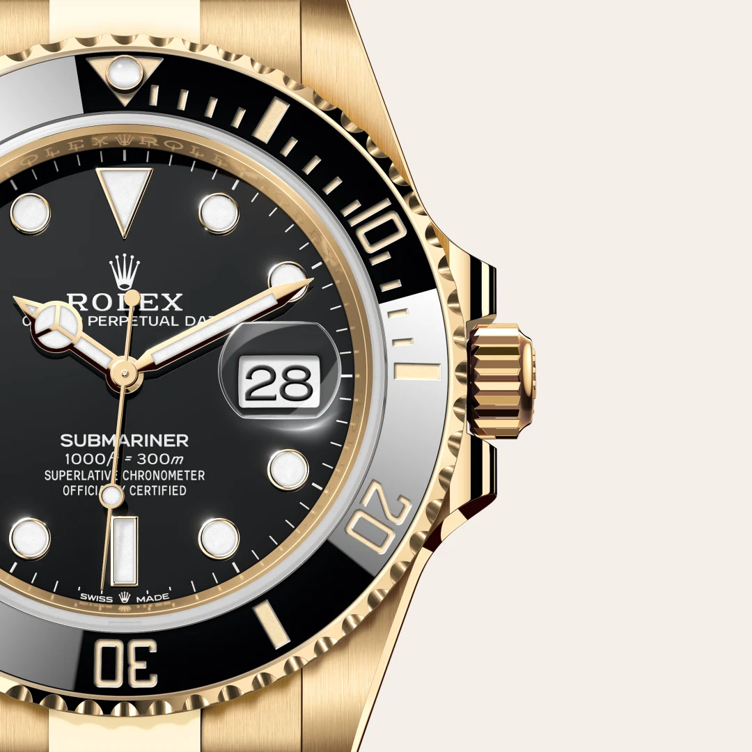 Rolex Submariner in 18 ct yellow gold, M126618LN-0002 Vendemmia Joyero