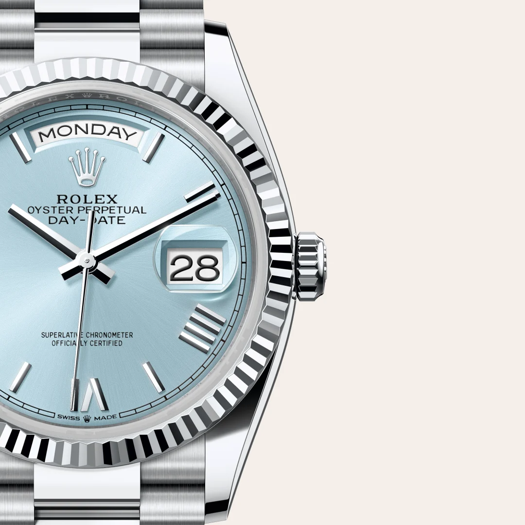 Rolex Day-Date in Platinum, M128236-0018 Vendemmia Joyero