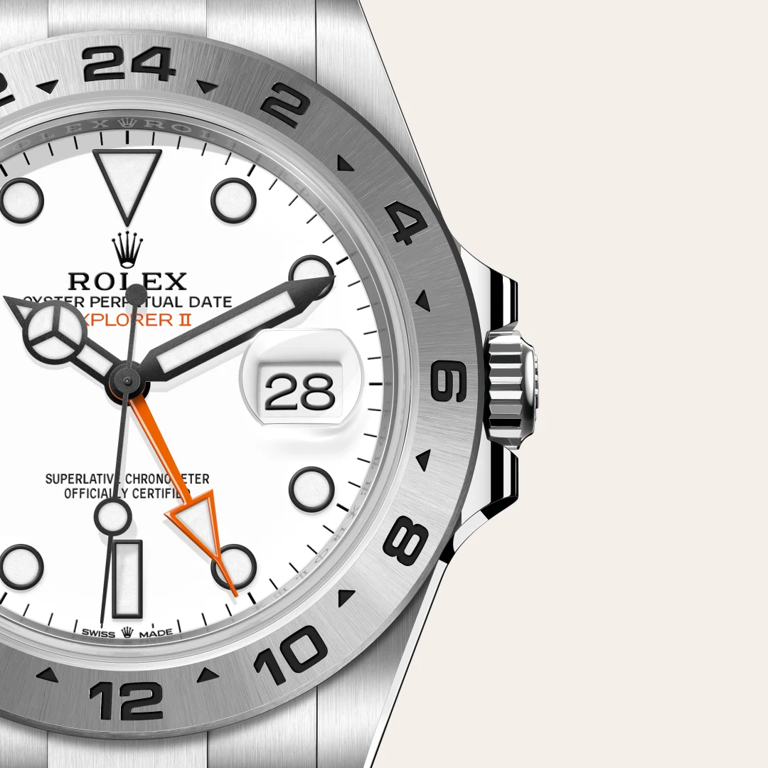 Rolex Explorer II in Oystersteel, M226570-0001 Vendemmia Joyero