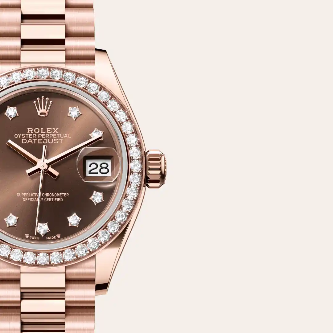 Rolex Lady-Datejust in 18 ct Everose gold, M279135RBR-0001 Vendemmia Joyero