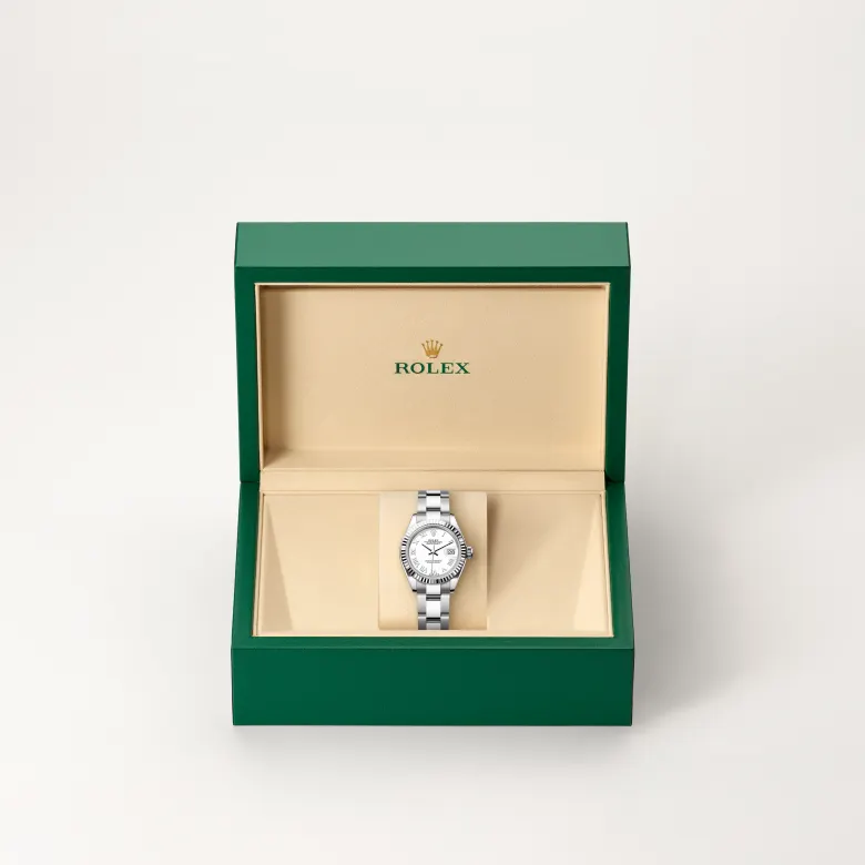 Rolex Lady-Datejust en Rolesor blanco —combinación de acero Oystersteel y oro blanco, M279174-0020 Vendemmia Joyero
