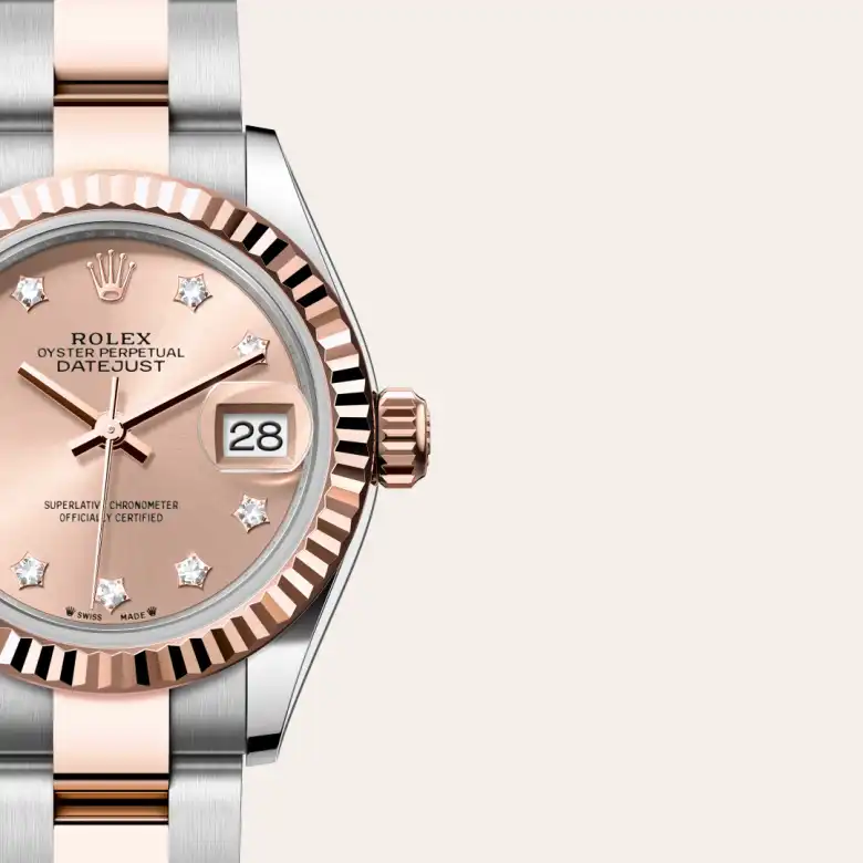 Rolex Lady-Datejust en Rolesor Everose —combinación de acero Oystersteel y oro Everose, M279171-0028 Vendemmia Joyero