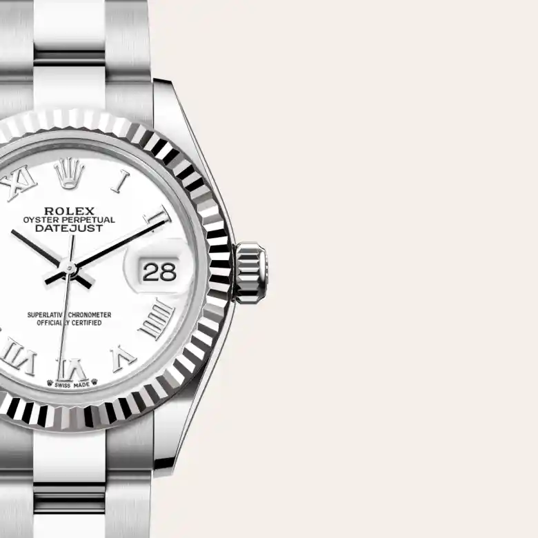 Rolex Lady-Datejust en Rolesor blanco —combinación de acero Oystersteel y oro blanco, M279174-0020 Vendemmia Joyero