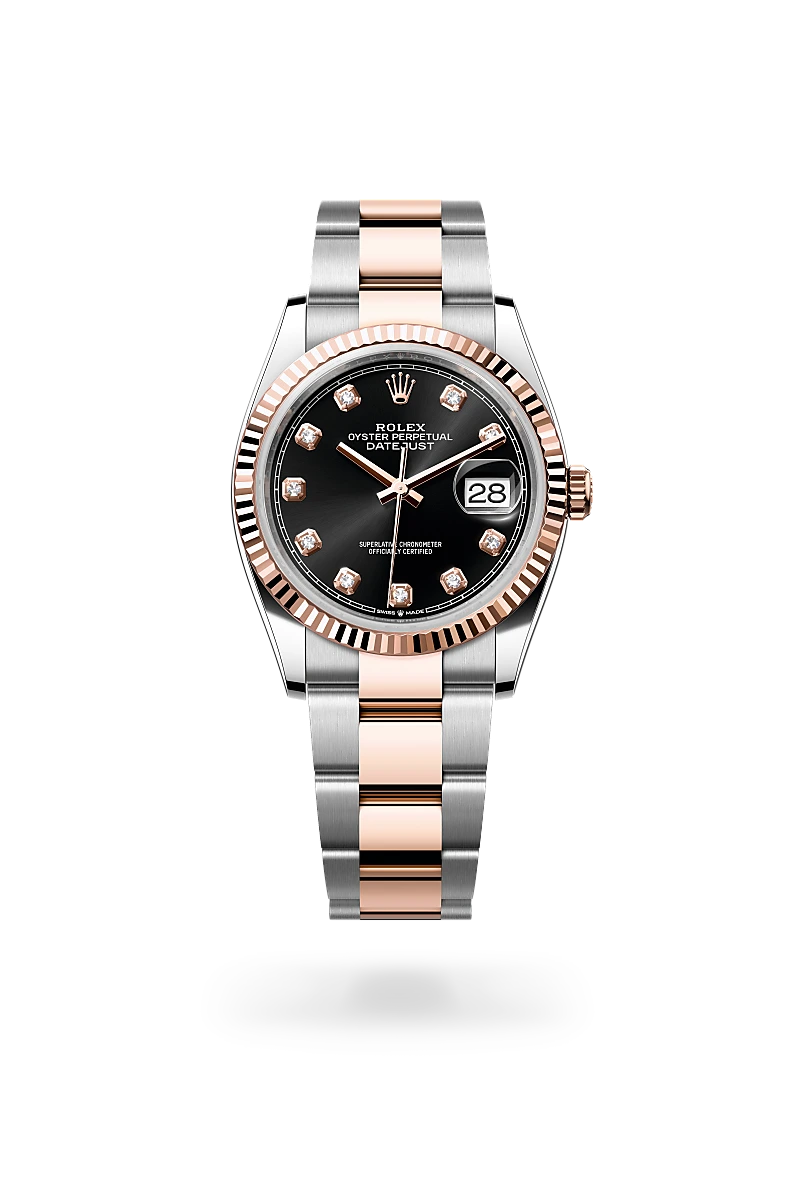 Rolex Datejust en Rolesor Everose —combinación de acero Oystersteel y oro Everose, M126231-0020 Vendemmia Joyero