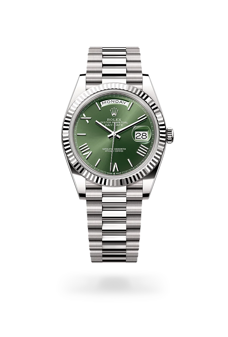 Rolex Day-Date en Oro blanco de 18 quilates, M228239-0033 Vendemmia Joyero