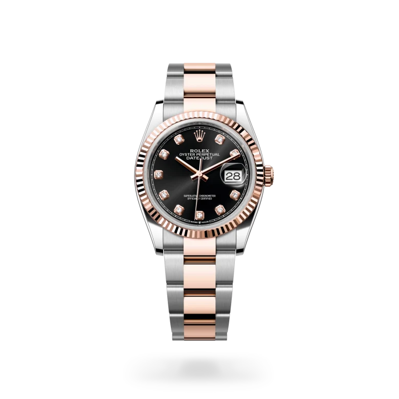 Rolex Datejust en Rolesor Everose —combinación de acero Oystersteel y oro Everose, M126231-0020 Vendemmia Joyero