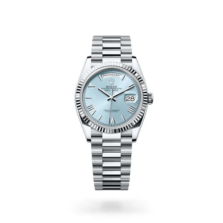 Rolex Day-Date in Platinum, M128236-0018 Vendemmia Joyero
