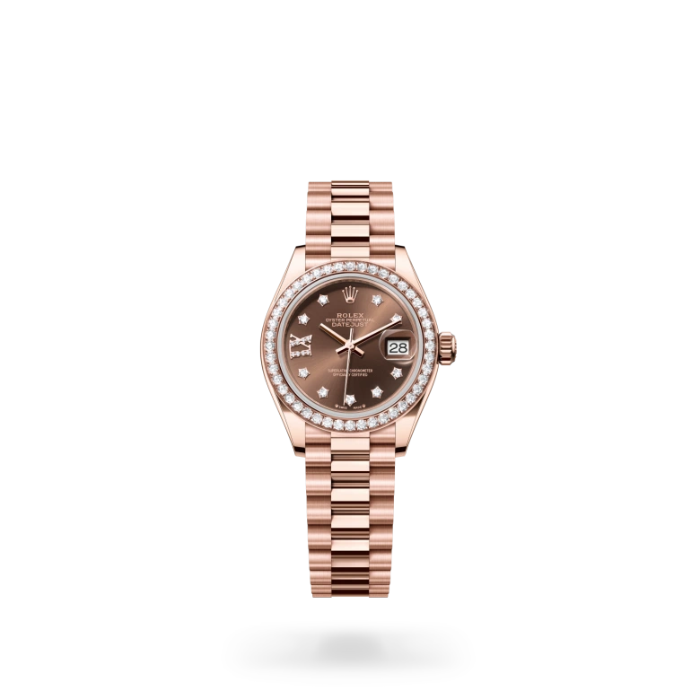 Rolex Lady-Datejust in 18 ct Everose gold, M279135RBR-0001 Vendemmia Joyero