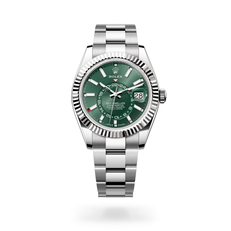 Rolex Sky-Dweller in White Rolesor - combination of Oystersteel and white gold, M336934-0001 Vendemmia Joyero