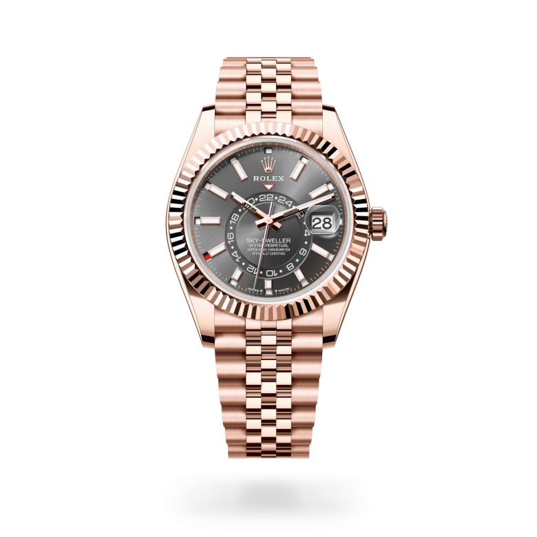 Rolex Sky-Dweller in 18 ct Everose gold, M336935-0008 Vendemmia Joyero